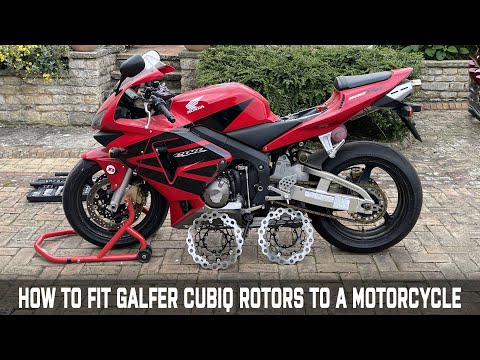 How to fit Galfer Cubiq rotors to a motorcycle