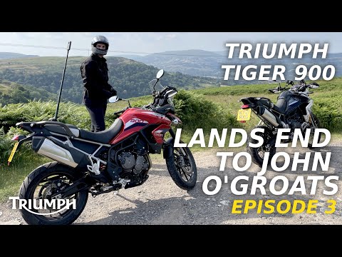 Triumph Tiger 900 GT &amp; Rally | Lands End to John O&#39;Groats Ep. 3 | Riding in Wales With George North