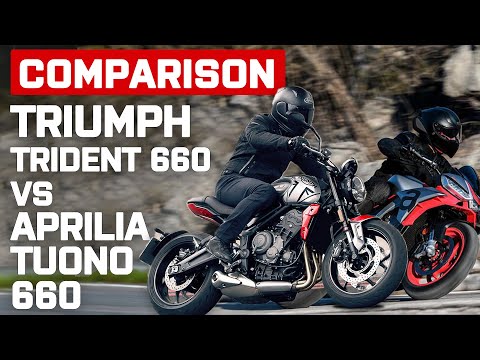 Triumph Trident 660 vs Aprilia Tuono 660 | Visordown.com