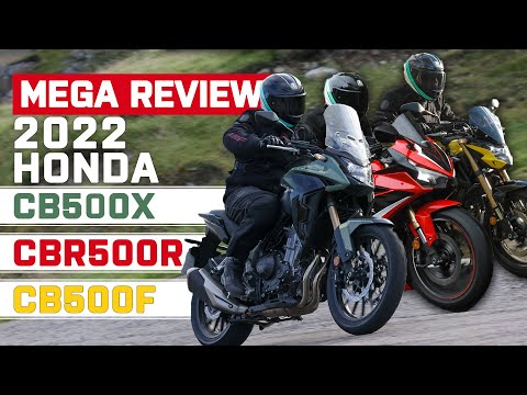 New Honda CBR500R, Honda CB500X &amp; Honda CB500F Review 2022 | Honda CB500 Launch Ride Test 2022