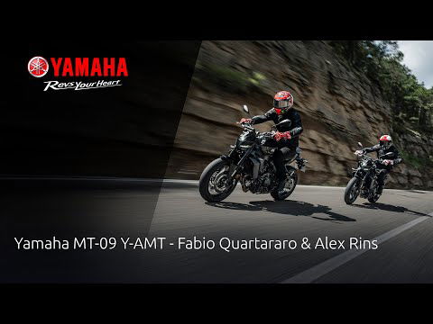 Fabio Quartararo & Alex Rins test the Yamaha MT-09 Y-AMT