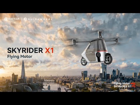 The World's First Amphibious Manned Flying Motorcycle—Skyrider X1