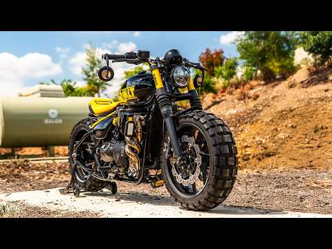 we Built a CUSTOM Bike For DeWalt in 1 WEEK (Insane Transformation) 🤯