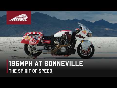 A 196 MPH Race Bagger at Bonneville