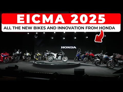 Honda at EICMA 2025: FULL Lineup Breakdown â V3R E-Compressor, CB1000 GT/F & More