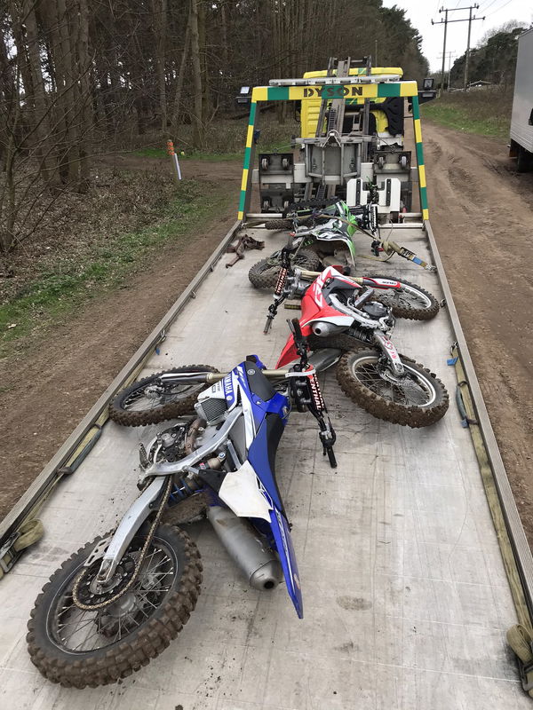 seized bikes off-road riding