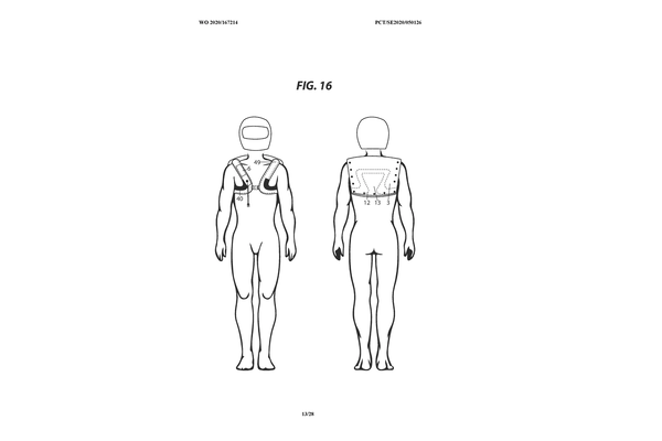 Airbag Inside parachute patent drawings. - Cycle World