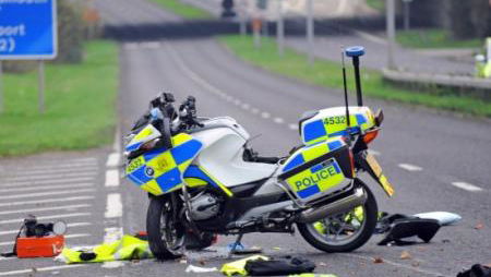 Police officer in serious condition following A32 crash