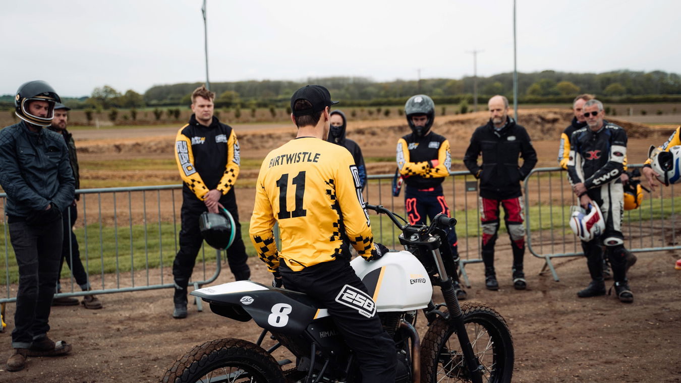 Royal Enfield Slide School group