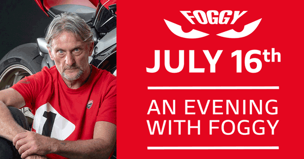 Scottish Ducati Week 2023 poster, Carl Fogarty