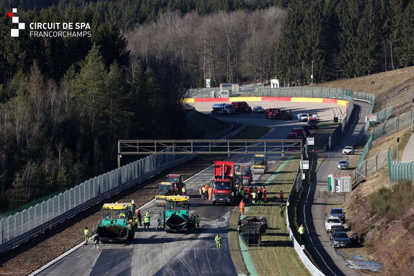 Spa-Francorchamps, turn nine re-design, view of Pouhon.