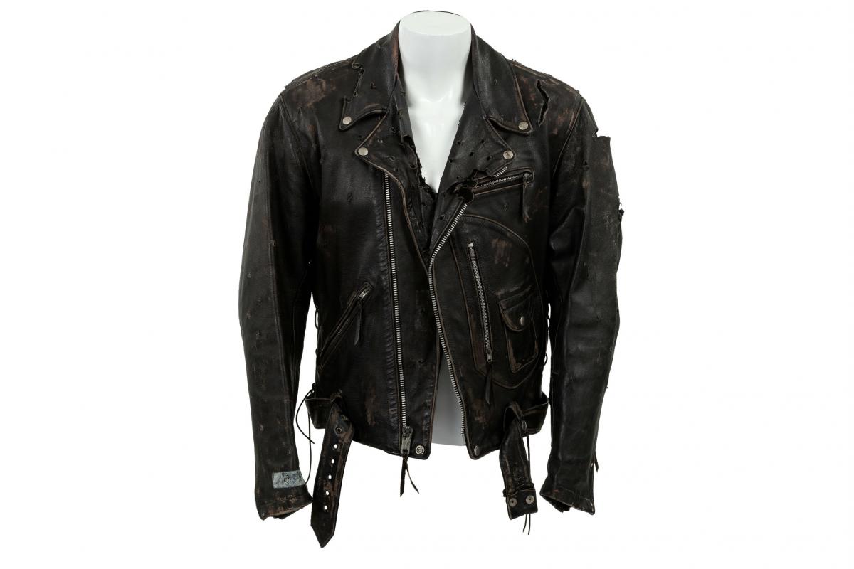 motorcycle leather jacket used