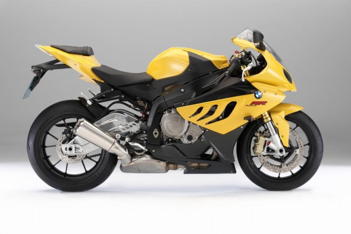 bmw yellow bike