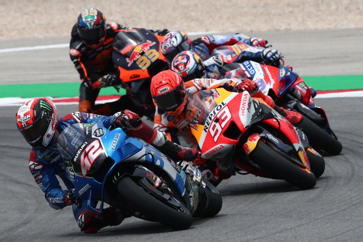 WATCH Alex Rins surge from P23 to P10 in one lap; MotoG..