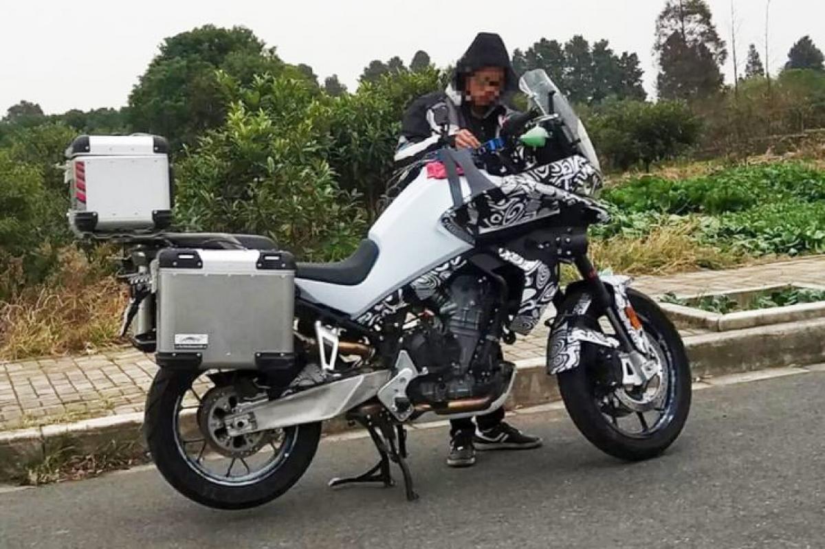 Cf Moto Adventure Bike Spotted Testing Visordown