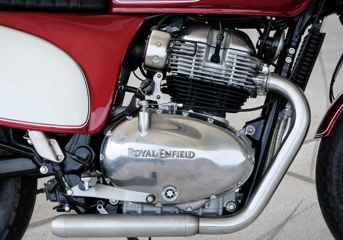 royal enfield custom silencer