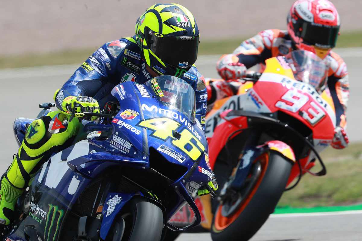 Marquez Rossi Admirable For Racing On But I M Not Ma Visordown