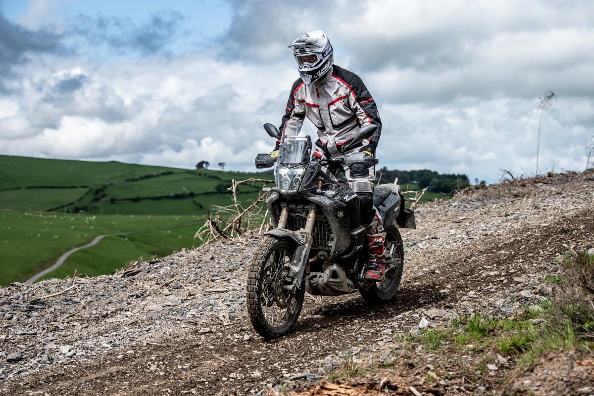 Y Riding the Tenere 700 WR250F off road in Wales Visordown