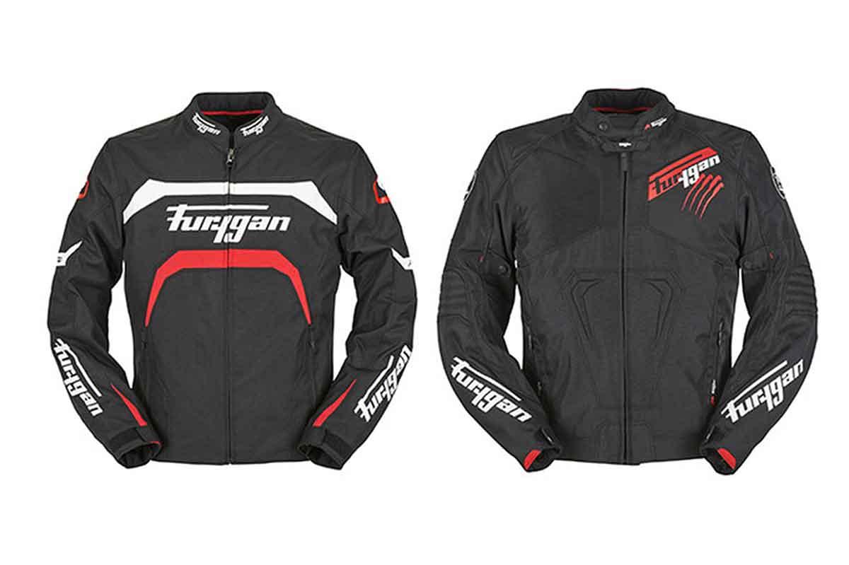 Furygan Blast Waterproof Textile Motorcycle Jacket Black/ Fluo Yellow