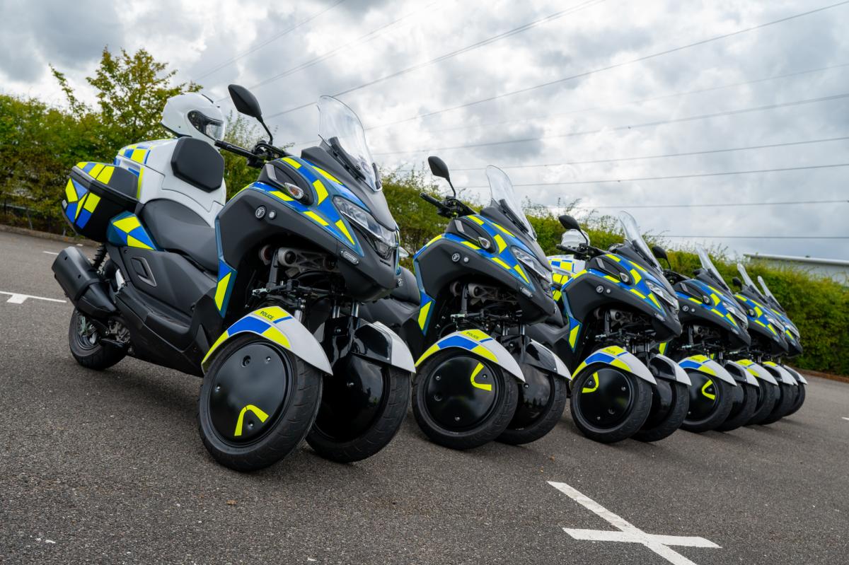 New police store motorcycle