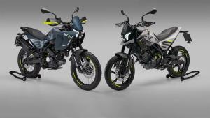 The new Benelli BKX 125 (L) and BKX 125 S (R)