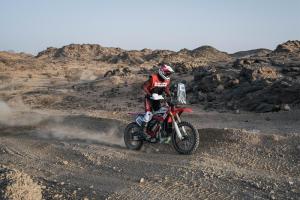 The Segway X1000 competing in the Dakar Rally