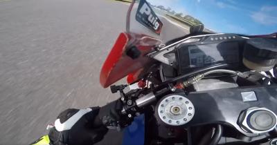 Honda Fireblade onboard