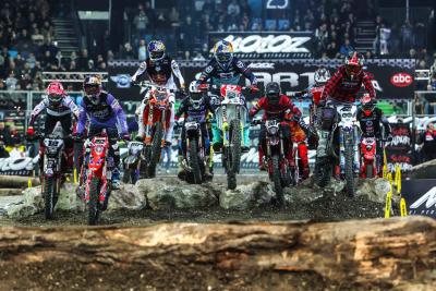 An FIM SuperEnduro grid