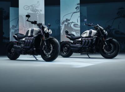 Triumph Rocket 3 and GT Evel Knievel