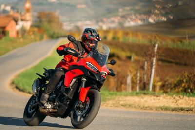 The 2025 Ducati Multistrada V2 S in Ducati Red