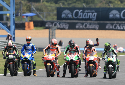 MotoGP start field Thailand