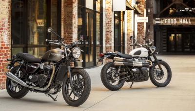 2019 Triumph Street Scrambler and Street Twin