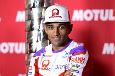 Jorge Martin, 2023 MotoGP Valencia Grand Prix press conference. - Gold and Goose