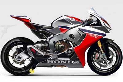 2017 Honda Fireblade design sketch