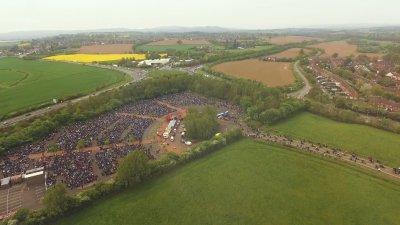 the Bike4Life motorcycle rideout begins