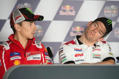 Cal Crutchlow, Jorge Lorenzo