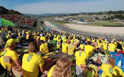 Valentino Rossi fans at Mugello