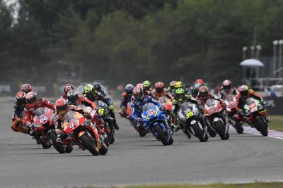 Start of MotoGP race