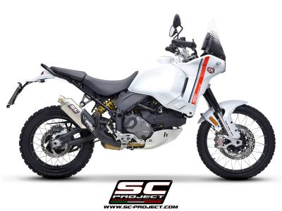 Ducati DesertX with SC-Project Rally Raid Muffler