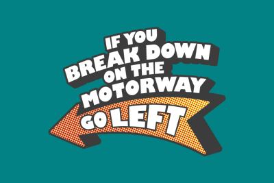 Go Left motorway safety campaign