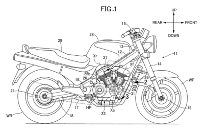 Honda V-Twin patent