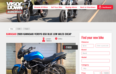 Kawasaki Versys from Visordown Marketplace