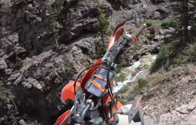 KTM rider falls