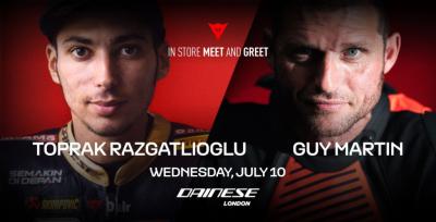 Meet Guy Martin and Toprak Razgatlioglu at Dainese Store LDN