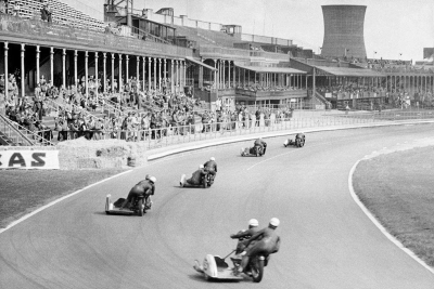 Sidecar race at Aintree. - Soy Moter/Aintree Racing Track