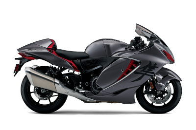 2023 Suzuki Hayabusa in grey with red accent