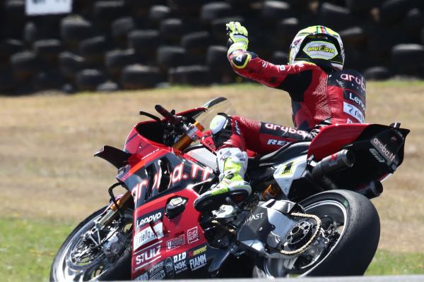 Alvaro Bautista, 2023 Australian WorldSBK. - Gold and Goose