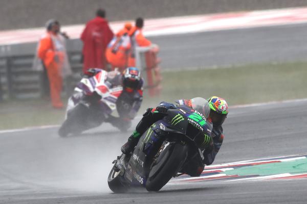 Franco Morbidelli leads Johann Zarco, 2023 MotoGP Argentinian Grand Prix. - Gold and Goose​