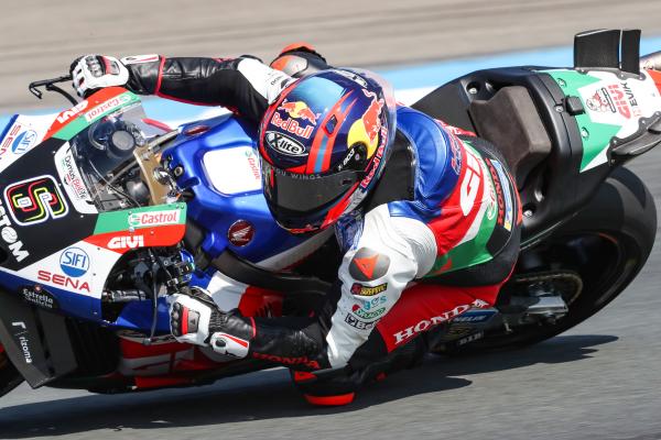 Stefan Bradl, 2023 Dutch TT. - Gold and Goose