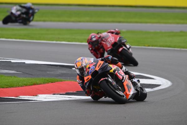 Jack Miller, Augusto Fernandez, 2023 MotoGP British Grand Prix. - Gold and Goose